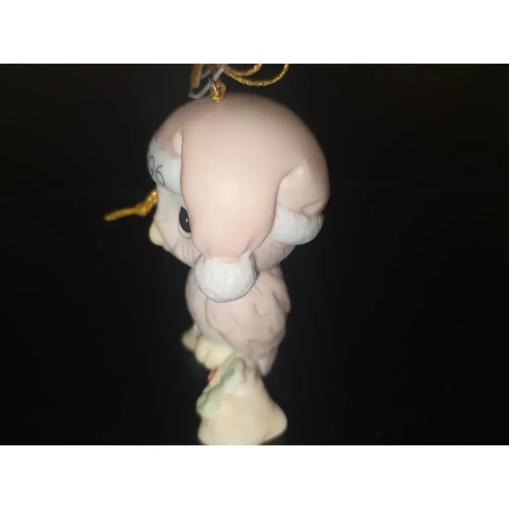 Precious Moments Owl Be Home For Christmas 1996‎ Ornament Enesco 128708